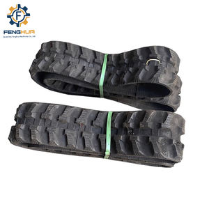 300x52.5x86 400x72.5Wx76 450x83.5Kx74 406x152.4x53 550x90x56 320x86Bx49 400x86x50 Oruga de goma para tren de rodaje de excavadora - Product Image 4