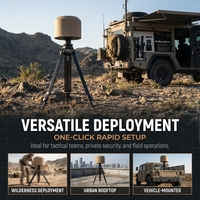 Système intelligent de détection et de positionnement de drones avec surveillance RF et localisation directionnelle