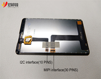 IPS MIPI/5,5 7,6.2,6.5,7,8 inç tft lcd kapasitif dokunmatik ekran ile ahududu pi için