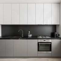 CBMMart Meubles de salle de cuisine pas cher haute brillance laque porte RTA Modulaire Designs modernes Armoire de cuisine Ensembles complets