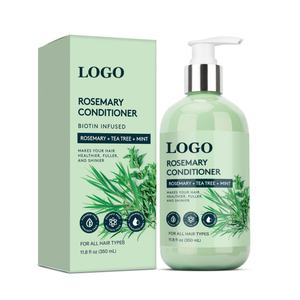 Acondicionador de Romero Orgánico con Logotipo Personalizado OEM, Crema Hidratante para Fortalecer el Cabello, Reducir la Rotura y Promover el Crecimiento del Cabello - Product Image 1