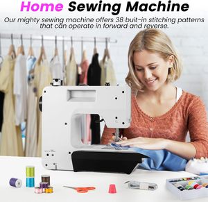 Notionsland Cheap Multi-function Mini <b>Sewing</b> <b>Machine</b> with Motor High-Speed Manual Feed <b>Portable</b> for Home & Garment Use - Product Image 4