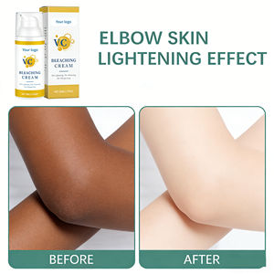 Crème blanchissante bio de marque propre pour le corps et le cou, hydratant corporel éclaircissant à la vitamine C - Product Image 1