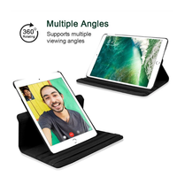 2022 iPad 10e génération 10.9 pouces étui pour tablette intelligente pliable en cuir PU pochette support réglable protection tablette couvre étuis