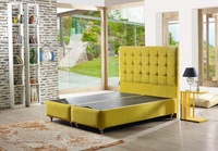 Muebles modernos de madera maciza de lujo Cama grande individual doble tamaño Queen King y Super King con almacenamiento