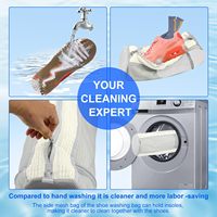 Nouveau sac de lavage de chaussures paresseux couverture de toile anti-déformation pour soin des chaussures pour machines à laver