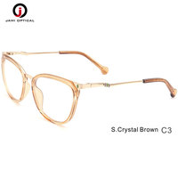 Gafas de diseñador coloridas, montura cuadrada, gafas ópticas, venta al por mayor, gafas de mujer, montura de gafas