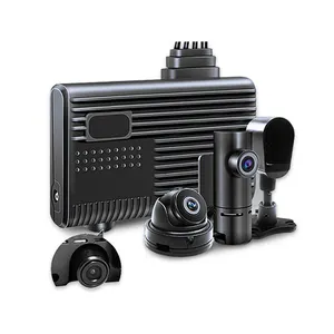 Telecamera per cruscotto a 4 canali telecamera per specchietto retrovisore telecamera per auto Dash Cam Wireless 4G Dash Cam Dvr per auto