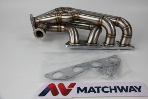 Collecteur d'échappement turbo haute <span class=keywords><strong>performance</strong></span> MATCHWAY en acier inoxydable SS304 pour Honda K-Series K20 K24 06-11 8ème génération EP3 Civic Si Type <span class=keywords><strong>R</strong></span> - Product Image 2