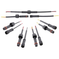 AOHUA Extérieur 2pin 3pin 4pin LED Bande Lumineuse Câble Étanche Mini 10mm PVC Connecteur Étanche IP65