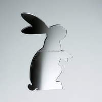 Acrylic Mirror Sticker 3D Decorative Wall Stickers With Custom Shape Cartoon Hello Kitty Mirror Gift Decoration