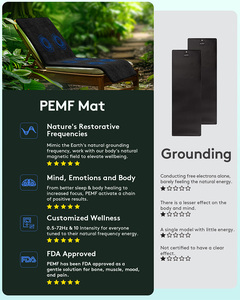 PEMF-Therapie-Matte mit Infrarotwärme, Magnetfeldtherapie-Gerät, Negative Ionen-Kugeln, Infrarot-PEMF-Fußmatte - Product Image 2