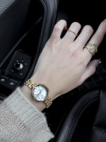 Montres pour femmes Scottie 9341, personnalisées, uniques, pour seniors, quartz, étanches, fleurs, acier inoxydable, verre Citizen, tendance
