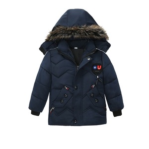 Ventes en gros de vestes en fourrure pour enfants, bébés et garçons, manteaux longs pour l'hiver - Product Image 3