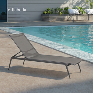 Chaise longue <span class=keywords><strong>de</strong></span> patio moderne en aluminium, mobilier d'extérieur, chaise longue <span class=keywords><strong>de</strong></span> piscine, mobilier <span class=keywords><strong>de</strong></span> <span class=keywords><strong>jardin</strong></span> pour hôtel - Product Image 1