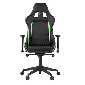 <span class=keywords><strong>Razer</strong></span>, silla de juego de estilo de carreras <span class=keywords><strong>negra</strong></span> de alta calidad, barra de red ajustable, silla de oficina reclinable de cuero con respaldo alto, diseño moderno - Product Image 3