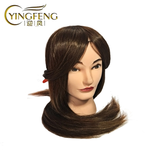 Parrucchiere di buona qualità che insegna la pratica dei capelli veri umani barbiere formazione testa capelli manichini manichino - Product Image 2
