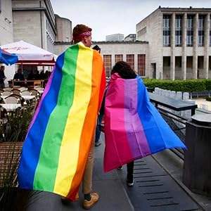 Bandera del Orgullo Gay LGBT de Poliéster Barata al por Mayor, Diseño Personalizado, Impresión Digital, Asta de Aluminio, Bandera de 3x5 - Product Image 3