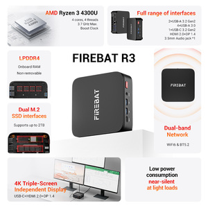 Mini PC Firebat R3, 16GB LPDDR4, 512GB NVMe SSD, Nuevo, Alta Calidad, Computadora de Escritorio, Envío Gratis a Países de la UE, R3 Compacto Blanco - Product Image 1
