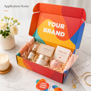 Custom Full Color Printed Corrugated Mailer <b>Box</b> Factory Direct Brand Logo <b>Foldable</b> Shipping Packaging <b>Box</b> For Clothing Cosmetic - Product Image 3