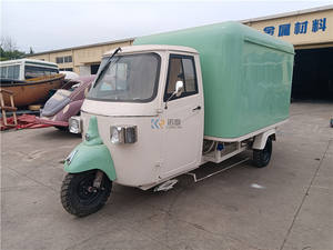 Nouveau camion de vente ambulante APE Mobile en acier inoxydable pour la vente de glaces, de hot-dogs, de pizzas et de desserts, remorque tricycle à vendre aux États-Unis - Product Image 2