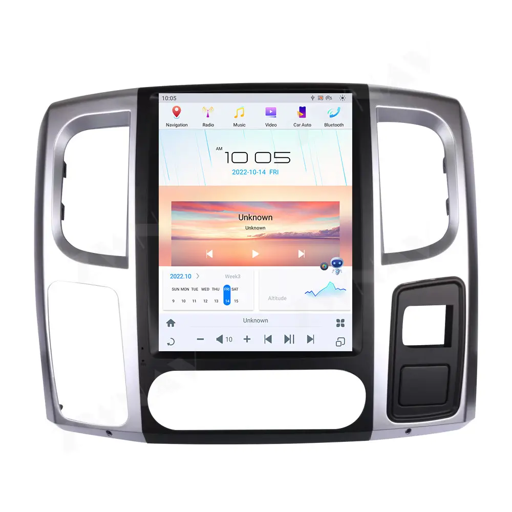 12.1 inç Qualcomm Android 11 araba radyo Dodge RAM için 1500 2500 2013 - 2019 oto GPS multimedya oynatıcı kafa ünitesi Carplay Wifi 4G
