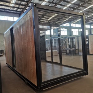 Casa de cabaña prefabricada plegable, pequeño, móvil, de madera, barato, 20 pies, 1 dormitorio, suministro directo de fábrica - Product Image 2