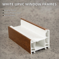 Profils de fenêtres et de portes en PVC blanc, fenêtres en vinyle de style européen, respectueux de l'environnement, certifiés CE, extrusions de cadres en plastique