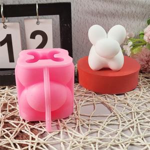 Moldes de fundición de resina hechos a mano para adornos decorativos DIY, moldes de perro de globo de silicona de estilo Ins W0485 - Product Image 2