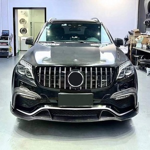 Kit carrosserie en fibre de carbone BTC de haute qualité, style B, pour <span class=keywords><strong>Mercedes</strong></span> Benz <span class=keywords><strong>GLS</strong></span> 63 X166 AMG 16-19 450 <span class=keywords><strong>53</strong></span>, lèvre avant et diffuseur arrière - Product Image 1