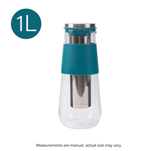 Jarra de Café Frio em Vidro Borossilicato 1L com Filtro Removível de Malha Fina em Aço Inoxidável - Product Image 2