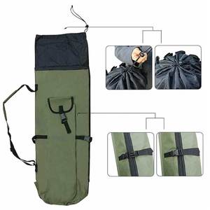 Sac de pêche à la mouche portable personnalisé de haute qualité, étanche, pour la construction de cannes à pêche, sacs de rangement durables en tissu Oxford pour sports de plein air - Product Image 2