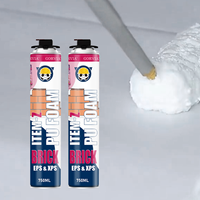 GORVIA ITEM-Z 750mL de mousse de polyuréthane flexible adhésive à séchage rapide pour pierre et brique