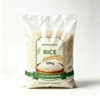 Emballage plastique en polypropylène, sac tissé en PP de 10 kg, 20 kg, 25 kg, sac tissé en PP de 50 kg pour riz, farine, engrais, semences, céréales, farine