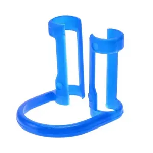 blue color dental cotton roll clip/holder