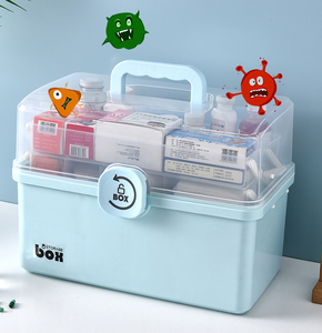 กล่องเก็บยาในครัวเรือน ตู้เก็บยา กล่องปฐมพยาบาลสำหรับบ้าน - Product Image 3