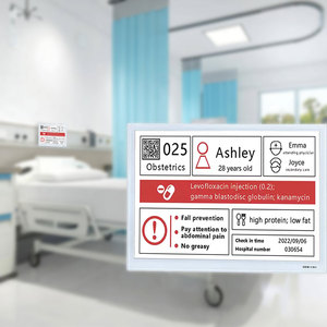 Multi Language 180 Viewing Angle 11.6 Inch Esl Display 3 Color E Ink Screen Name Board Doorplate For Hospital <b>Sign</b> Display - Product Image 1
