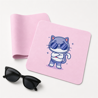 Chiffon de nettoyage en microfibre pour lunettes, écrans de téléphone et tablettes avec tissage anti-poussière, logo personnalisé, vente en gros de lingettes pour lentilles