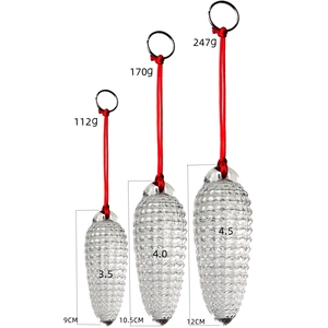 CornGlass Butt Plug, Plug Anal en Cristal, Jouets Sexuels pour Adultes, Masseur de Prostate pour la Masturbation, pour Lesbiennes, Gays et Couples - Product Image 2