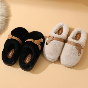 Pantuflas de Verano para Interiores con Suela Antideslizante, Cerradas, de Felpa Suave, MOQ Bajo, Productos Populares para Fabricantes - Product Image 5