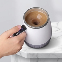 Nouvelle tasse à café intelligente 2025 avec affichage de la température, shaker portable électrique magnétique SUS316 pour milkshake et protéines en poudre