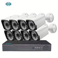 Kit DVR AHD professionnel 4CH/8CH/16CH/32CH 2MP/5MP/8MP avec vision nocturne, capteur CMOS, système de sécurité domestique et extérieur