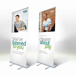 <span class=keywords><strong>Banner</strong></span> Enrollable Plegable en Forma de <span class=keywords><strong>L</strong></span> para Publicidad, Impresión Digital, Precio de Fábrica en China - Product Image 1