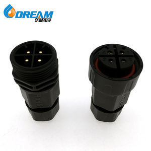 DREAM START 2-контактный разъем Din адаптер питания <span class=keywords><strong>DC</strong></span> розетка с резьбовым гнездом 3,0*1,1 мм латунный материал 2-контактный разъем - Product Image 4