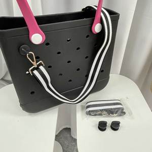 <span class=keywords><strong>Sangle</strong></span> d'épaule en silicone avec crochet de sécurité, accessoire en plastique pour sacs <span class=keywords><strong>à</strong></span> main, bagages et sacs de plage, remplacement - Product Image 1