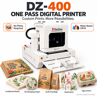 Printer Inkjet Single Pass DaZion A3/A4 Model Terbaru 2026 untuk Kemasan Makanan & Kotak Kertas 30m/menit 2400 DPI