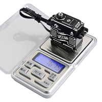 Flashhobby BLS3858MED Servo Digital Programable de 58KG con Super Torque, Sensor Magnético de 0.12 Segundos, Motor sin Escobillas a Prueba de Agua para Auto RC