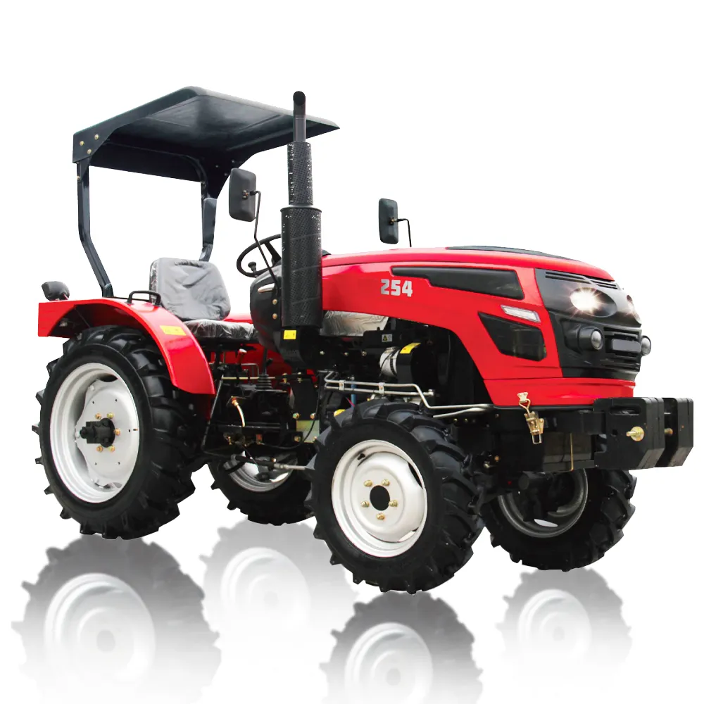 Mini trattore 25 30 35 40 45 50 60 hp 4wd agricoltura macchine aratura attrezzature agricoltura diesel trattore agricolo