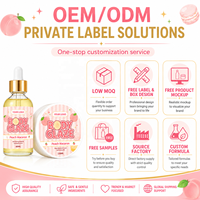 OEM ODM Parfum Naturel Premium Body Glaze Peach Macaron Set pour une Hydratation Profonde, Nourrissant et Hydratant pour le Soin du Corps Entier