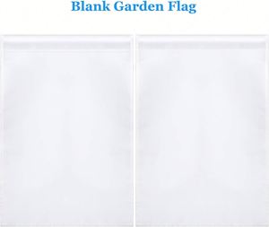 Wholesale 12x18" Double Sided Eco-Friendly Durable Garden Flag Custom Sublimation Printed Polyester <b>Burlap</b> Yard Decor - Product Image 2